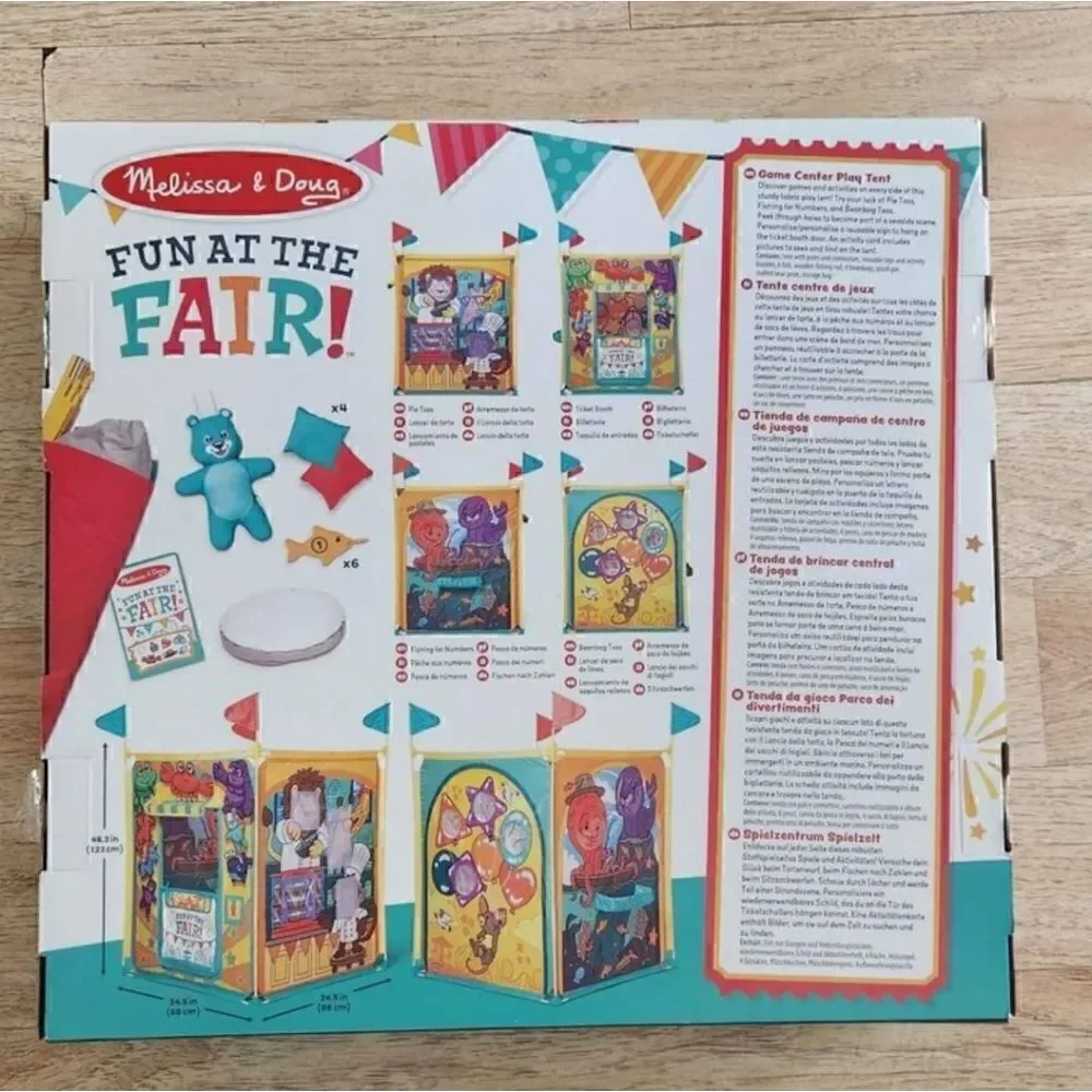 Melissa and Doug Fun at The Fair Game Center Big Play Tent